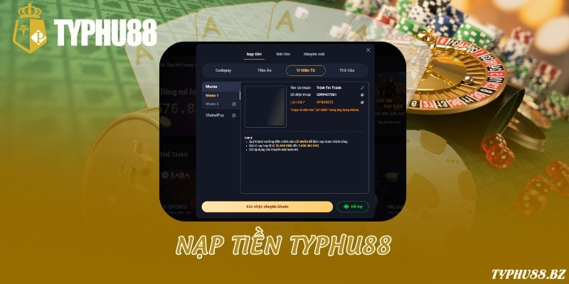 TYPHU88 - Link Chơi Nhanh TYPHU88 Uy Tín 36 Nạp tiền Typhu88